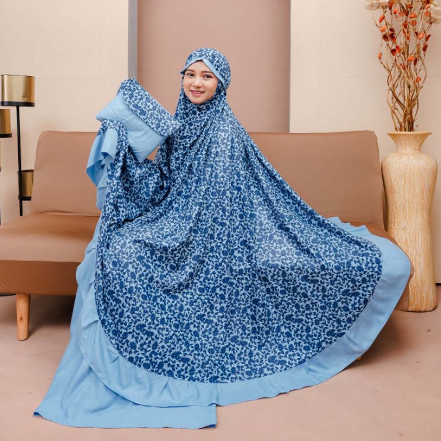 Eleganz und Komfort: Jumbo Mukena für Erwachsene aus Premium Rayon, muslimisches Gebetsoutfit, Gebetskleid für Frauen, Gebetskleid für Muslime