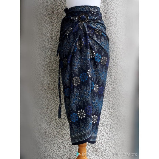 Women's Super Jumbo Long Elis Maxi Skirt Lilit Batik Fabric