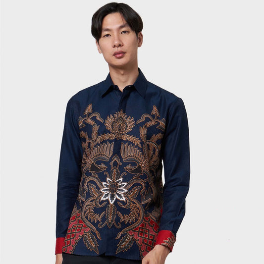 Your Style, Your Character: New Rekha Slimfit Men's Batik Shirt, Stylish Men, Men Batik, Batik, Batik Shirt, Formal Shirt For Men