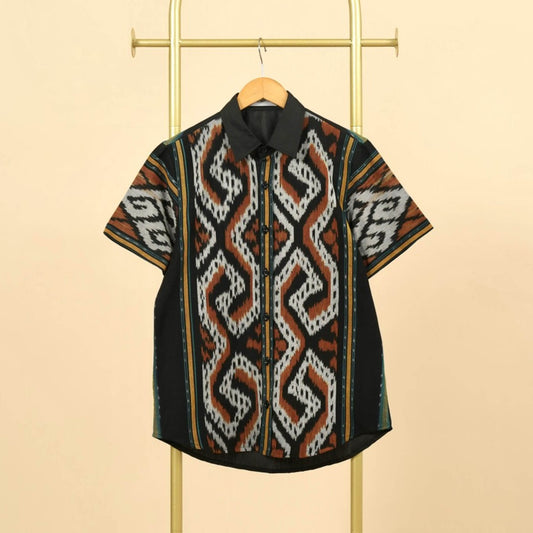Men's Fashion: Short Sleeve Woven with Modern Design, Men'S Batik Shirts, Batik Shirts, Batiks, Formal Shirt For Men