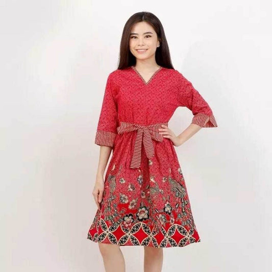 Premium Dress with a Touch of Cotton Batik, Women Dress,Women Formal Shirt, Women Blouse, Ethnic Dress, Batik Dress, Women Blouse
