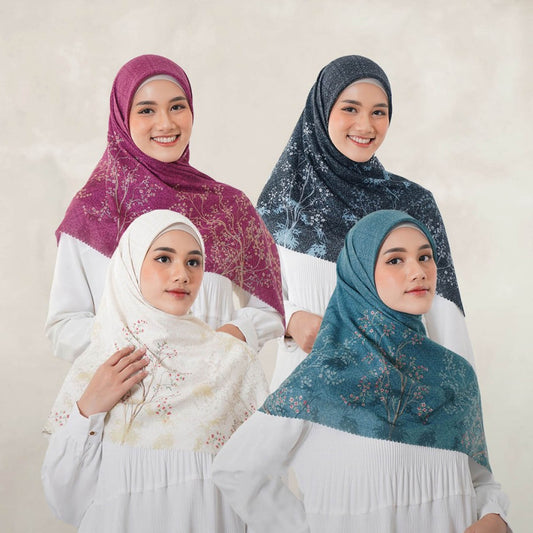 Voal Twilla Lasercut Rectangular Veil: A Combination of Simplicity and Elegance, Hijab, Shawl, Headscarf, Hijab for Muslim, Women Hijab