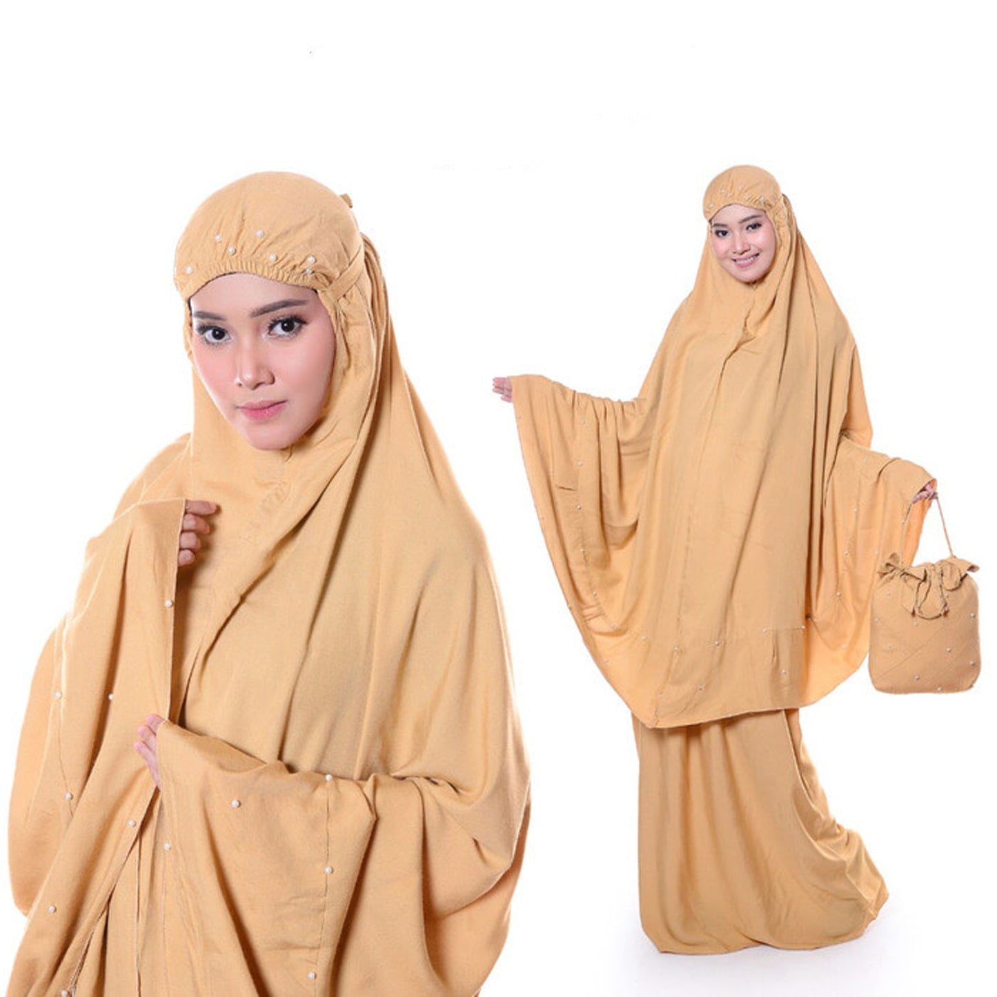 Worship Comfortably: Tazkia Traveling Adult Mukena, Muslim prayer dress, Hijab dress, Jilbab dres, Gamis dress, Prayer dress women
