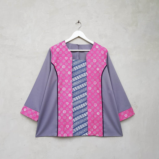 Moderne batikkleding voor dames: creatieve schattige batik, damesjurk, blouse moderne batiktops, damesblouse, batikblouse