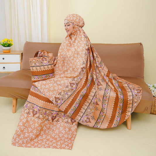 Raneea Mukena Bali Adult - Classic Design with a Modern Touch, Prayer dress women Prayer Set, Prayer Dress for muslim, Muslim prayer outfit