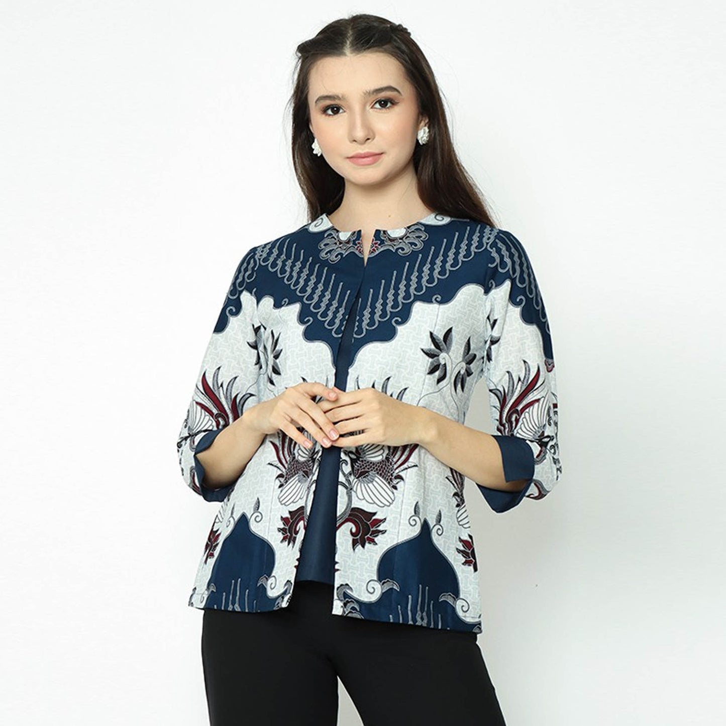 Tropical Style: Women's Batik Blouse for an Elegant Appearance, Batik Women, Women Blouse, Batik Blouse, Designer Blouse, Blouse For Women