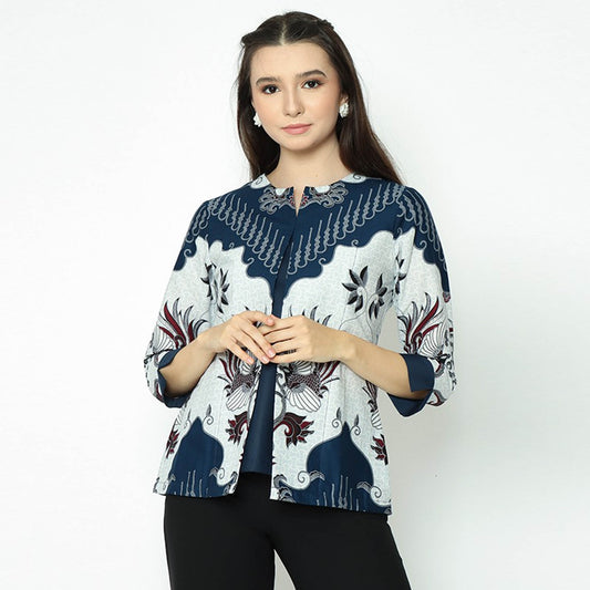 Tropical Style: Women's Batik Blouse for an Elegant Appearance, Batik Women, Women Blouse, Batik Blouse, Designer Blouse, Blouse For Women