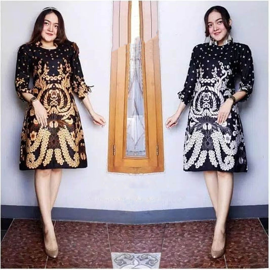 Modern Women's Batik Fashion: Tunic Batik Dress for a Character Appearance, Women Blouse, Blouse For Women, Ethnic Dress, Women Formal