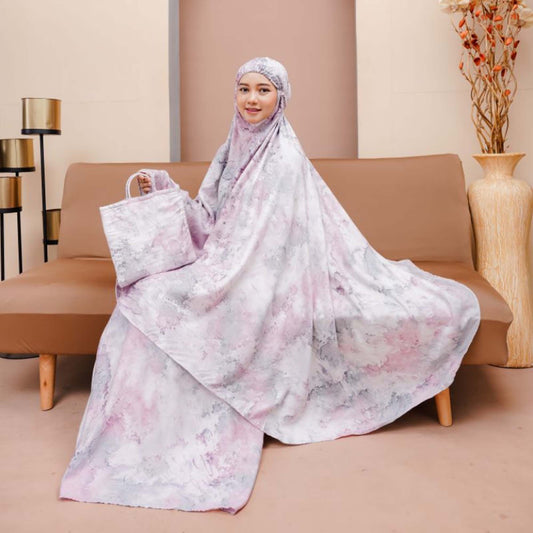 Anbetung mit Stil: Hochwertiges Mukena aus Bali-Rayon für Erwachsene, muslimisches Gebetsoutfit, Gebetskleid für Damen, Gebetskleid für Muslime
