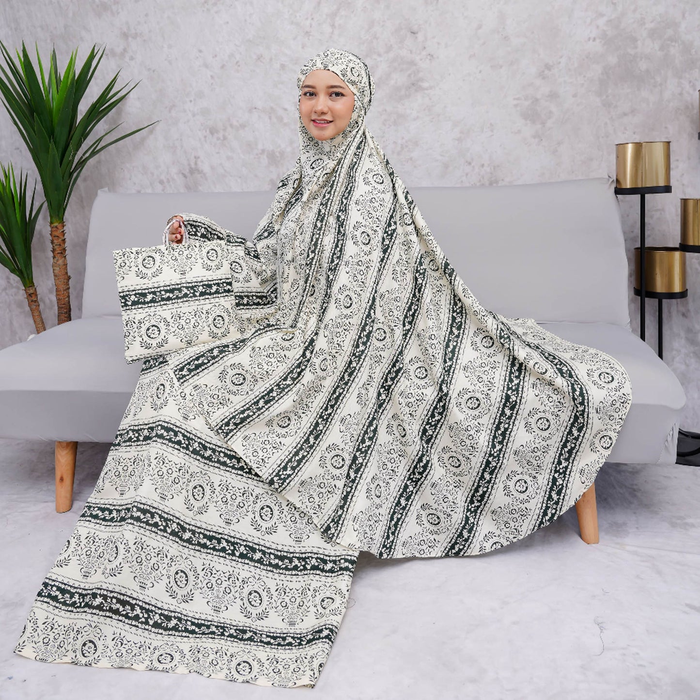 ZHAFIRA Variation Adult Mukena: Die richtige Wahl für einen anderen Look, muslimisches Gebetsoutfit, Gamis-Kleid, Gebetskleid für Frauen, Jilbab-Kleid
