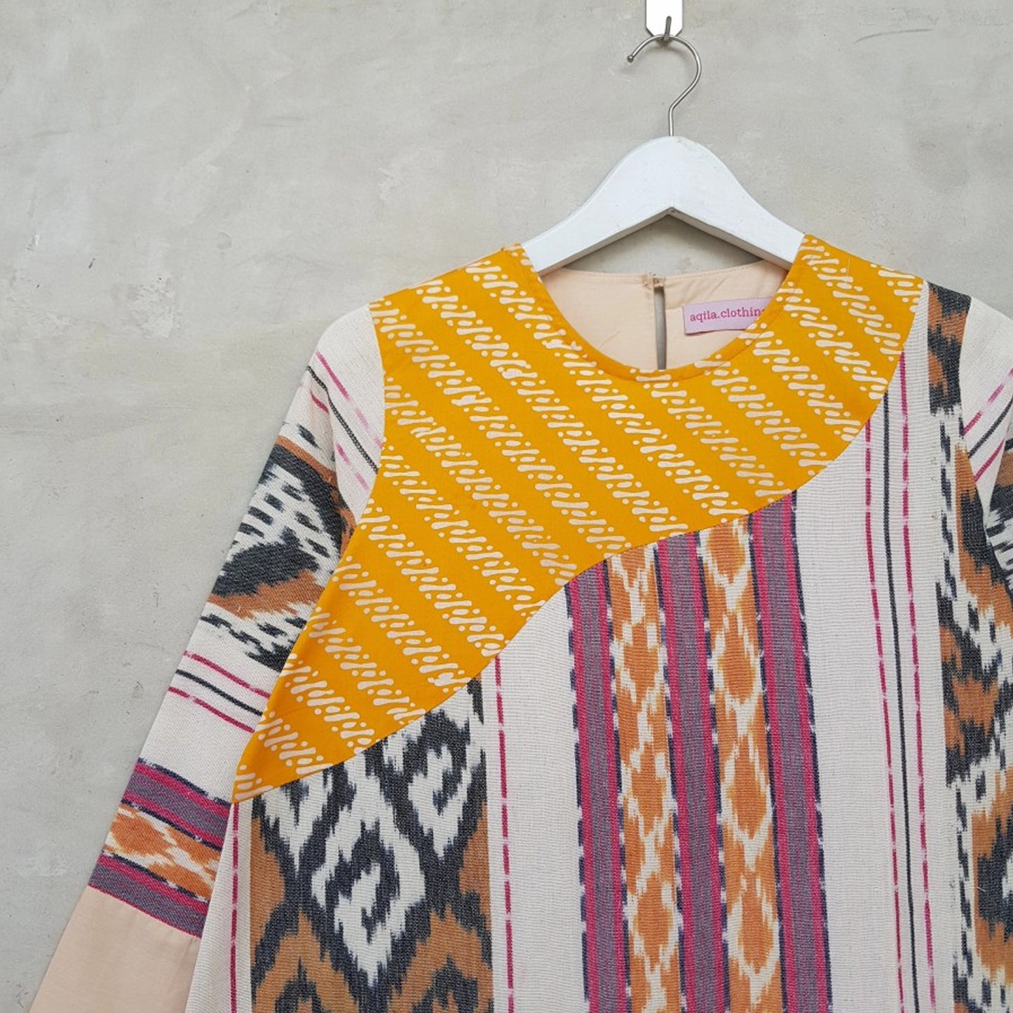 Crem Delight: Unleash Your Style with Woven Tops - Cute and Unique, Women Blouse, Batik Blouse, Blouse For Women, Ethnic Dress, Women Shirt