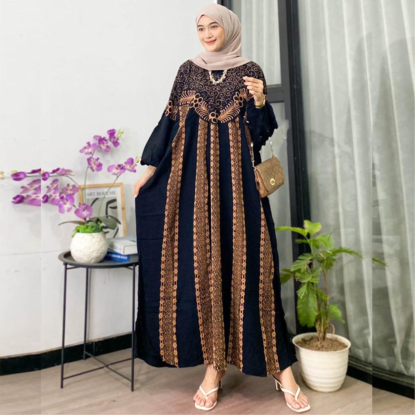 Batik Elegance: Modern Kaftan Jumbo Long Dress for a Special Look, Boho Dress, Ethnic Dress, Women Dress, Women Formal, Tunik Dress
