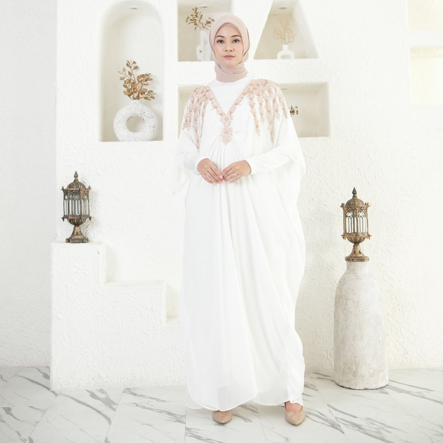 Firda Collection Faten Raya Kaftan: An Alluring Exploration of Colors and Motifs, Batik Dress, Batik, Boho Dress, Ethnic Dress, Kaftan Batik