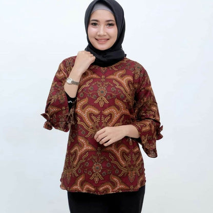 Batik Blouse: Charming Colors and Motifs for Everyday Activities, Women Blouse, Batik Blouse, Blouse For Women, Ethnic Dress, Women Shirt