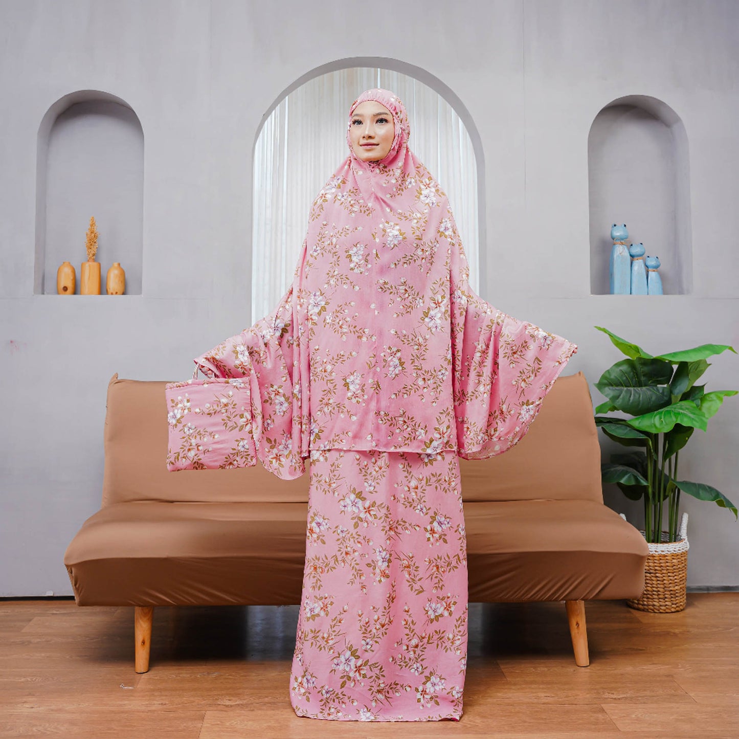 Bali Mukena für Erwachsene – Schönheit des Designs und Komfort im Gottesdienst, Gebetskleid für Frauen, Gebetsset, Gebetskleid für Muslime, muslimisches Gebetsoutfit