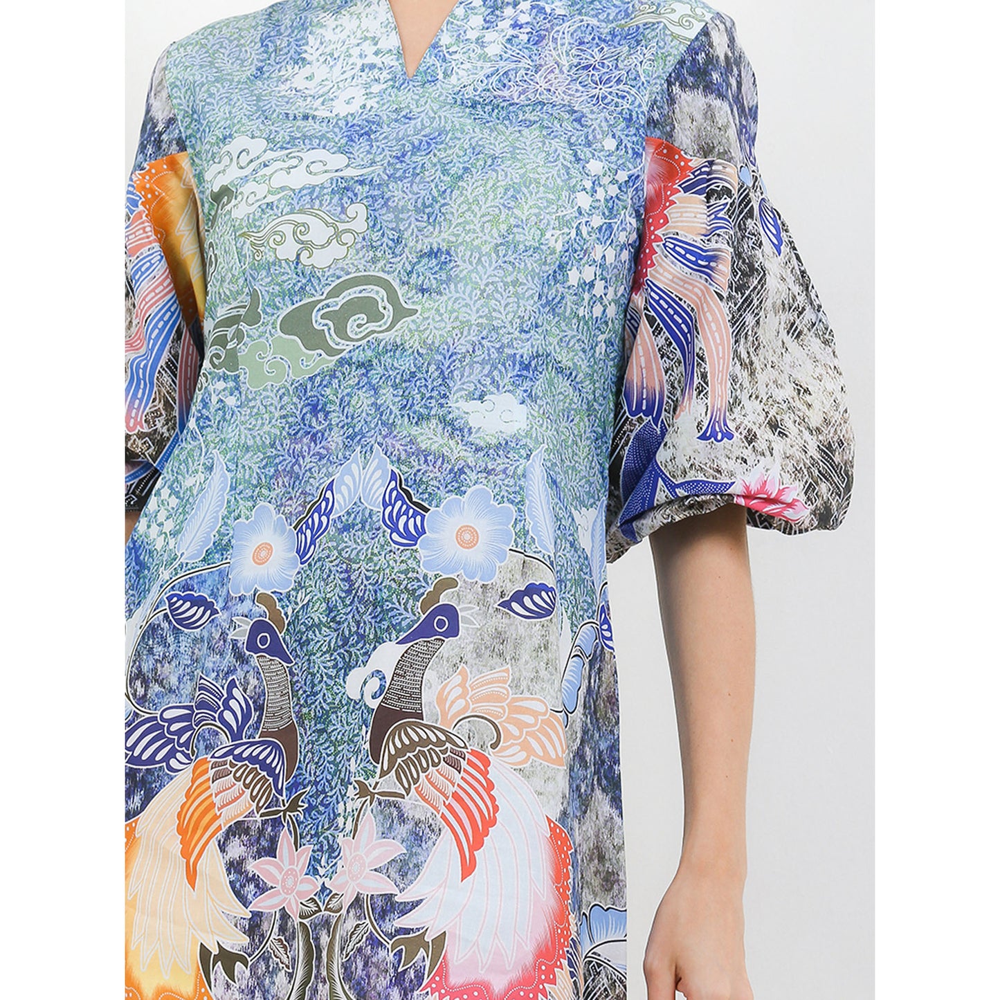 Arkanza Women's Batik Dress: A Modern Touch in Stunning Tosca, Batik Women, Batik Blouse, Blouse For Women