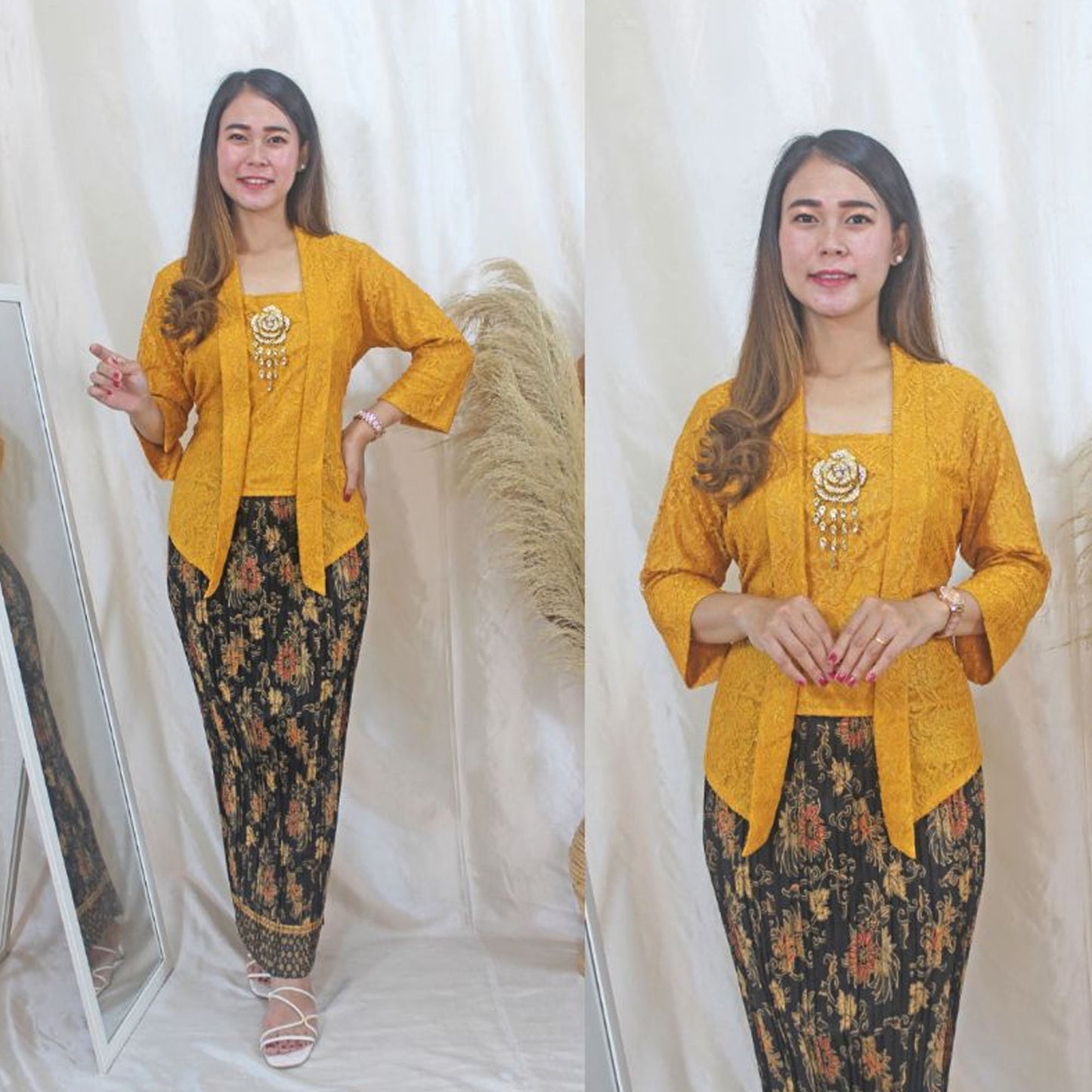 Kutu Baru Modern Large Size Kebaya: A Blend of Traditional and Contemporary Touch, Kebaya Dress, Kebaya Modern, Kebaya Set, Kebaya Encim
