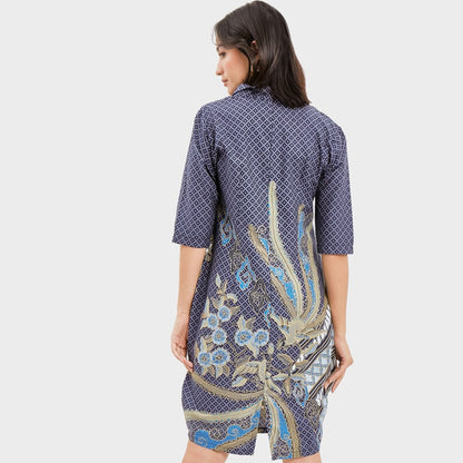 Casual Sophistication: Jayashree Jetva Batik Dress for Everyday Wear, Batik Dress, Batik, Boho Dress, Women Dress, Women Formal, Tunik Dress