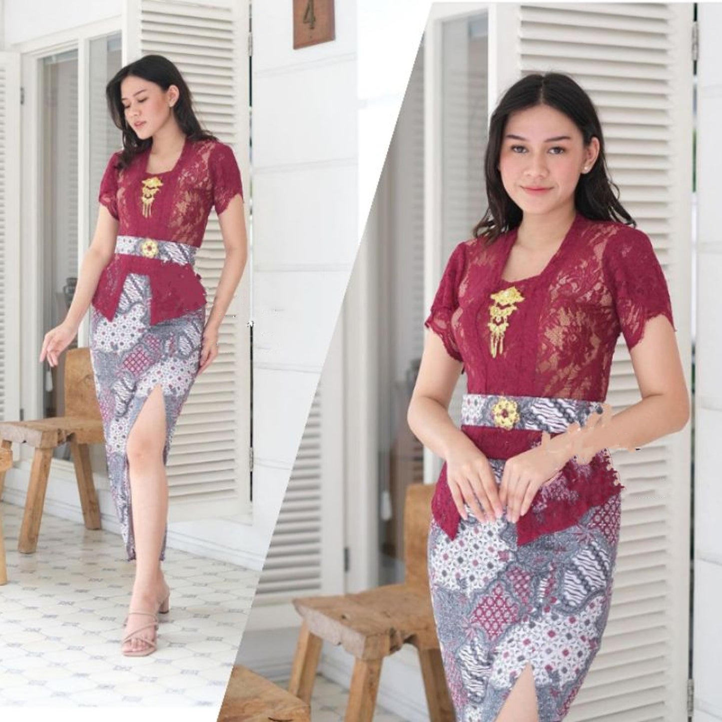 Sofia Lilit Kebaya Bali Nabila Series: Stylish Traditional Clothing, Kebaya Dress, Kebaya Modern, Kebaya Set, Kebaya Encim