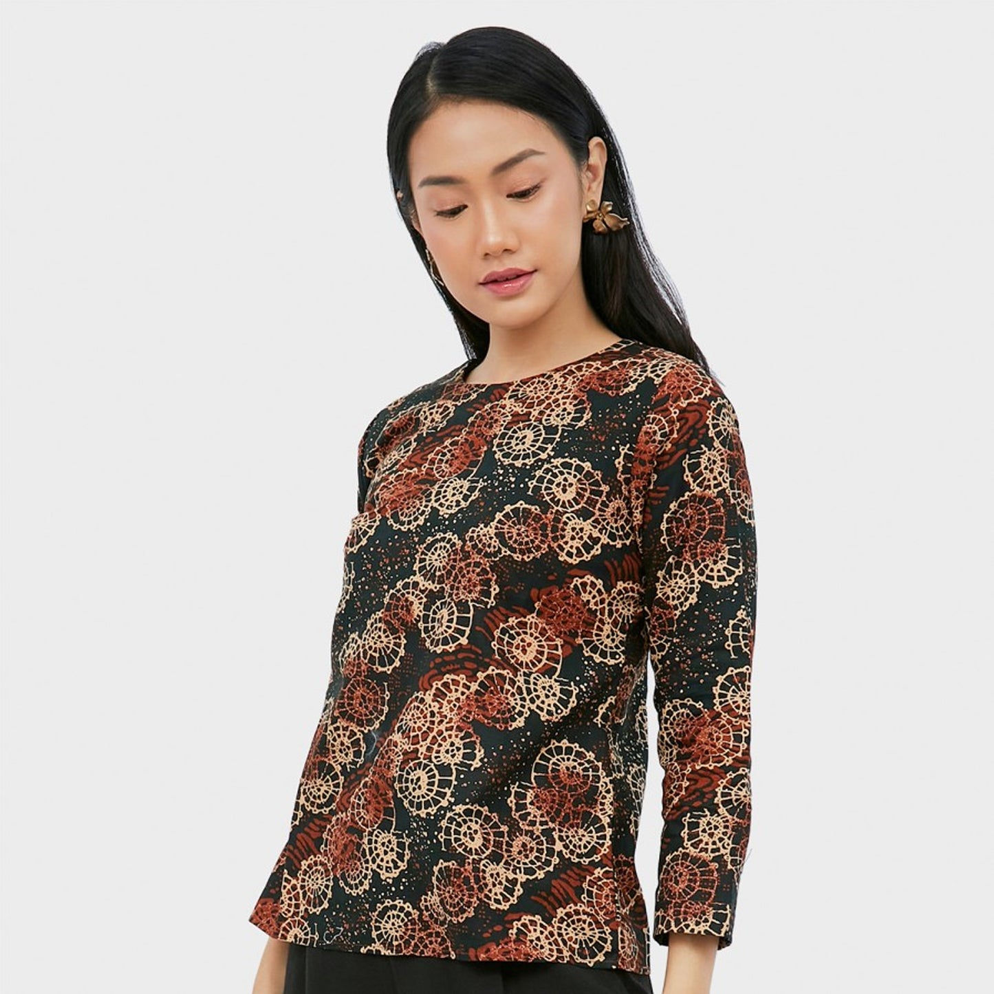 Fashion Forward: Dava Women's Batik Blouse for Modern Women, Batik Dress, Batik, Boho Dress, Ethnic Dress,Women Dress