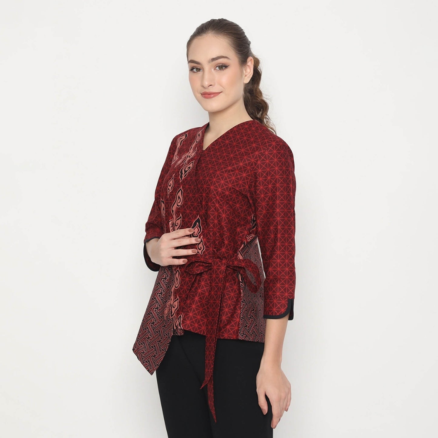 Graceful Simplicity: Alma Axton Women's Batik Blouses for Every Occasion, Women's Batik, Women's Blouse, Batik Blouse, Designer Blouse