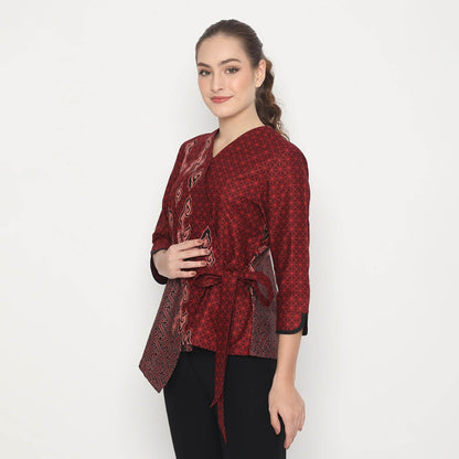 Graceful Simplicity: Alma Axton Women's Batik Blouses for Every Occasion, Women's Batik, Women's Blouse, Batik Blouse, Designer Blouse