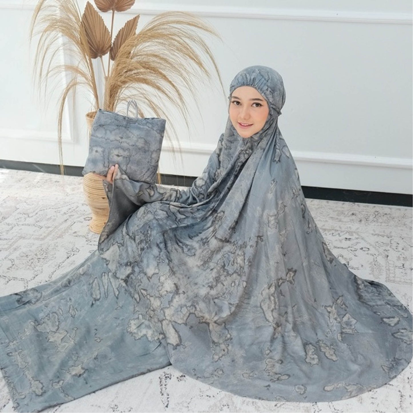 Tie Dye Adult Mukena - Cassandra, Comfortable and Fashionable, Prayer dress women Prayer Set, Prayer Dress for muslim, Muslim prayer outfit