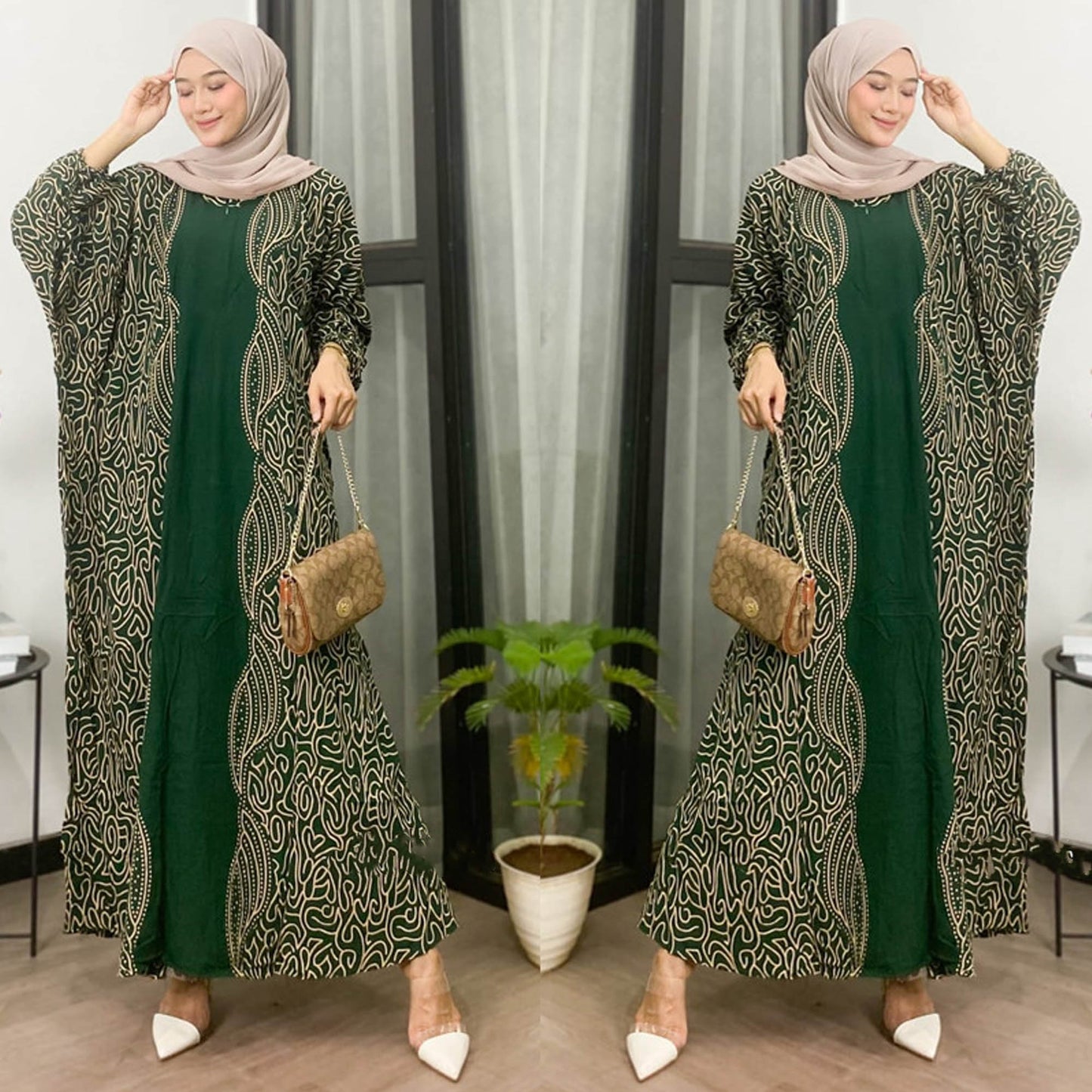 Modern Kaftan Gamis with a Twist - Perfect for Fashionable Muslim Women, Boho Dress, Ethnic Dress, Women Dress, Women Formal