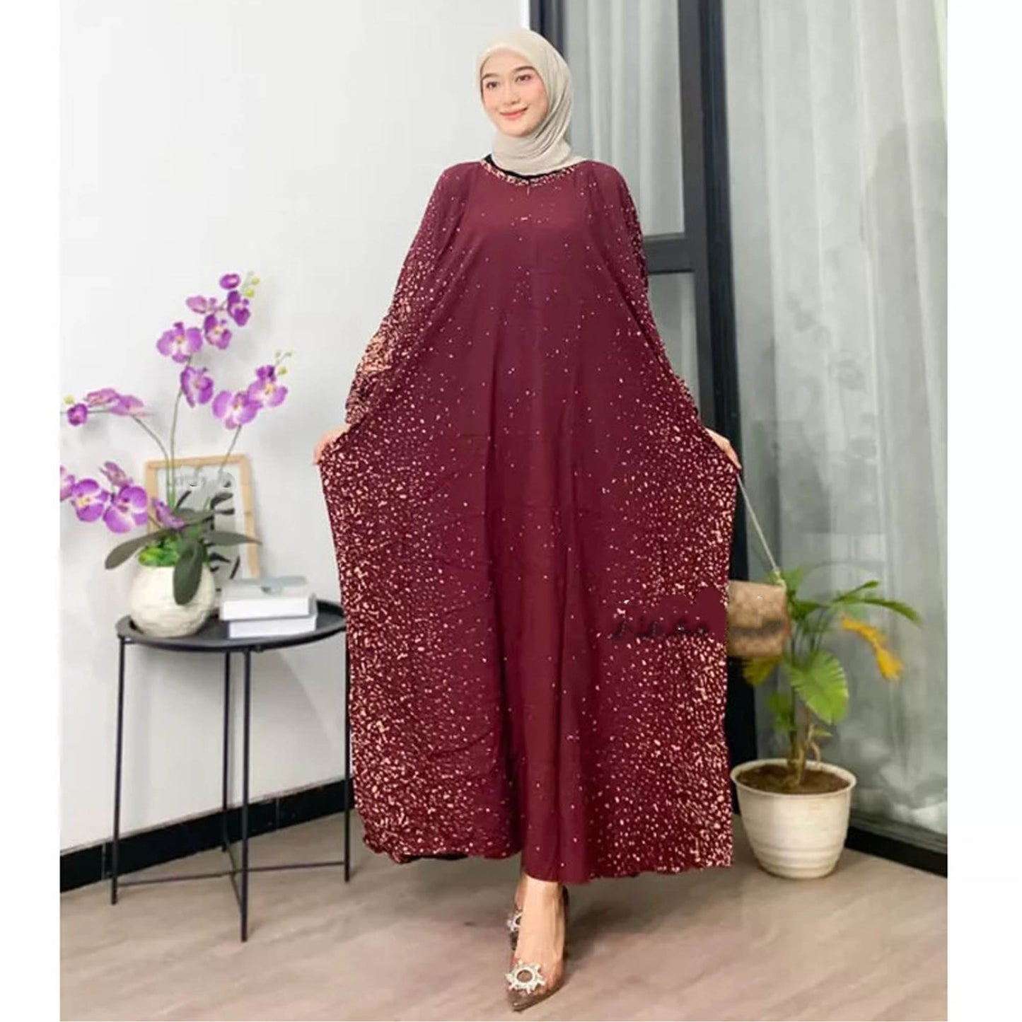 Contemporary Fashion for Women, Kaftan Dress Batik Long Kaftan for an Elegant Appearance, Boho Dress, Women Dress, Women Formal, Tunik Dress