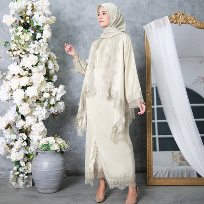 One Set Putri 3in1 Raya Collection FIRDA: Perfection in One Set Made from Silk, Batik Dress, Batik, Boho Dress, Ethnic Dress, Kaftan Batik