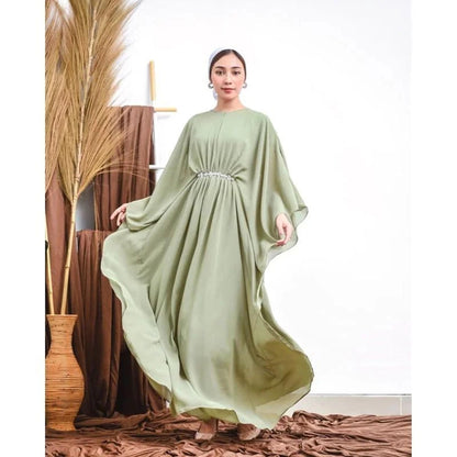 Syakila-Kaftan-Kleid – atemberaubendes Eid mit luxuriösen Diamant-Pailletten, Muslimah-Mode, muslimische Frauen, Frauenkleid, Gamis, islamisches Kleid