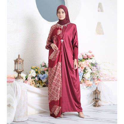 Anjani Viscose Batik Kaftan: Charming Details for a Memorable Look, Batik Dress, Batik, Boho Dress, Ethnic Dress, Kaftan Batik, Women Dress