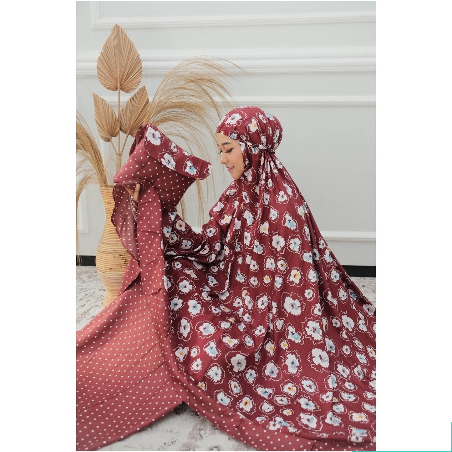 Look Stunning at Worship with a Jumbo Rayon Nagita Mukena, Muslim prayer outfit, Gamis dress, Prayer dress women, Jilbab dress