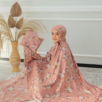 Elegance and Comfort: Anami Premium Rayon Adult Bali Mukena, Muslim prayer outfit, Gamis dress, Prayer dress women, Jilbab dress