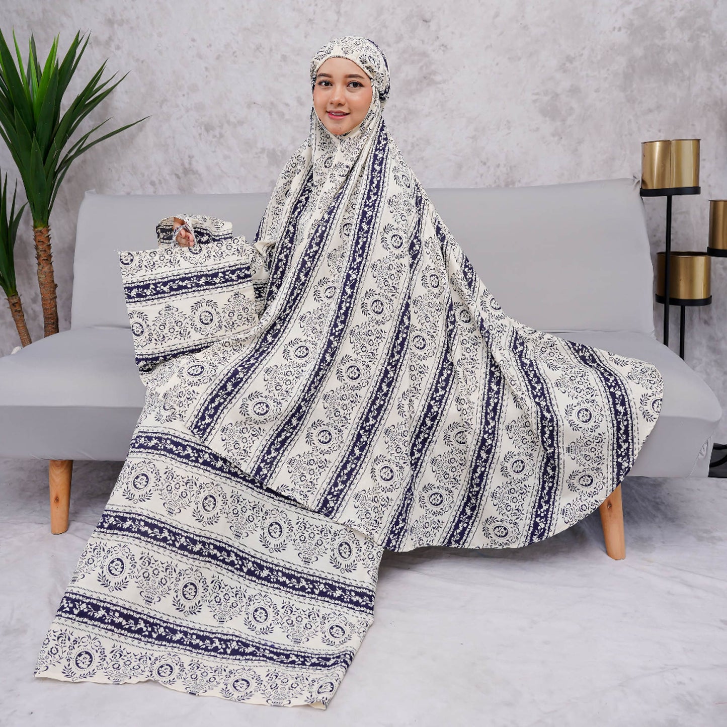 ZHAFIRA Variation Adult Mukena: Die richtige Wahl für einen anderen Look, muslimisches Gebetsoutfit, Gamis-Kleid, Gebetskleid für Frauen, Jilbab-Kleid