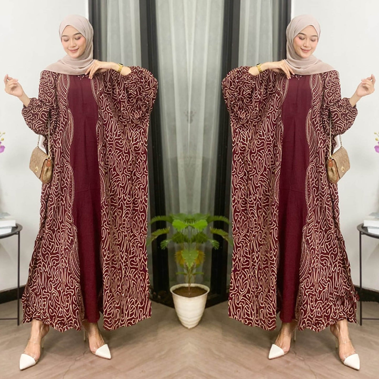 Modern Kaftan Gamis with a Twist - Perfect for Fashionable Muslim Women, Boho Dress, Ethnic Dress, Women Dress, Women Formal