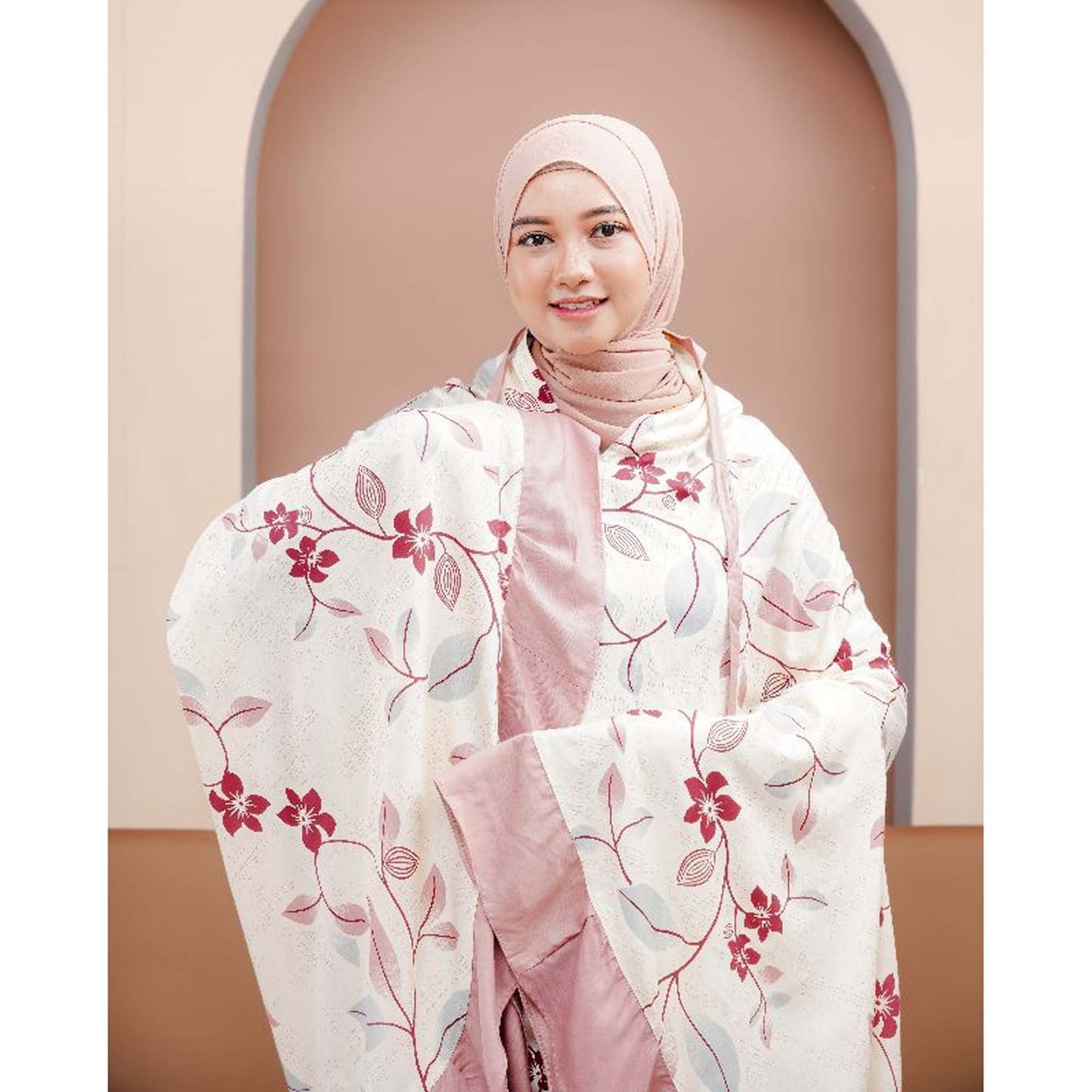 Eleganz und Komfort: Jumbo Mukena für Erwachsene aus Premium Rayon, muslimisches Gebetsoutfit, Gebetskleid für Frauen, Gebetskleid für Muslime