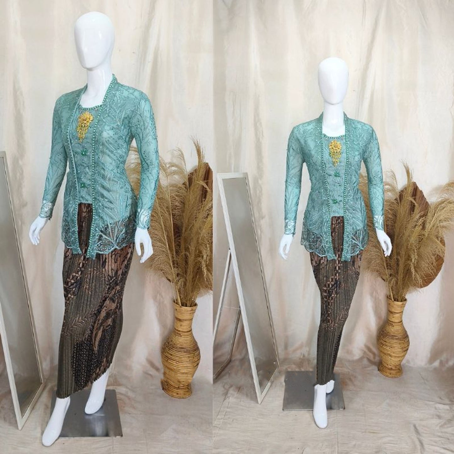 Quality Party and Graduation Kebaya: Kulararu Kebaya Full Sequin Suit, Kebaya Dress, Kebaya Modern, Kebaya Set, Kebaya Encim