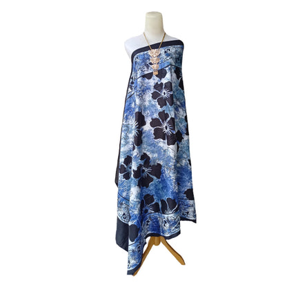 Colorful Charm: Balinese Beach Fabric with Unique Jumbo Flower Tie-Dye Design, Sarong, Beach Cover-Up, Balinese Beach Wrap, Beach Sarong