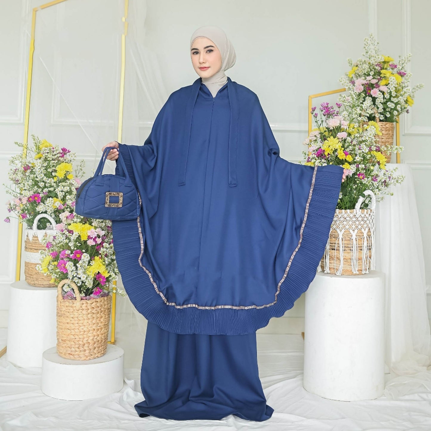 3in1 volwassen Mukena: een uniek tintje voor hoogwaardige aanbidding, islamitische gebedsoutfit, Gamis-jurk, gebedsjurk vrouwen, Jilbab-jurk