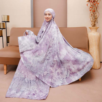 Anbetung mit Stil: Hochwertiges Mukena aus Bali-Rayon für Erwachsene, muslimisches Gebetsoutfit, Gebetskleid für Damen, Gebetskleid für Muslime
