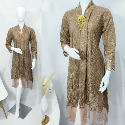 Kebaya Gamis Kebaya with a gamis cut that gives an elegant and fashionable impression, Kebaya Dress, Kebaya Modern, Kebaya Set, Kebaya Encim