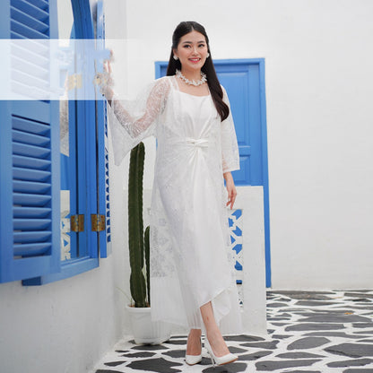Dress: Simple yet Luxurious Beauty for Parties, Boho Dress, Ethnic Dress, Kaftan Batik, Dress, Women Dress, Wedding Dress Boho