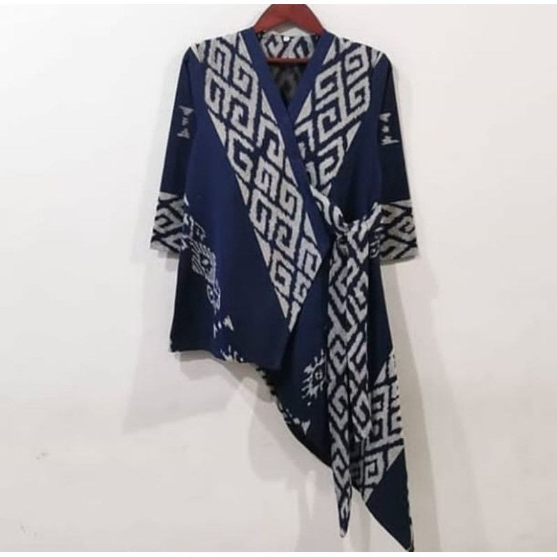 Kimono-Weberei Toraja Navy Abu