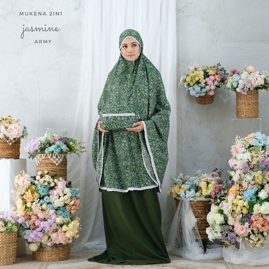 Jasmine 2in1 Adult Mukena Muslim Prayer Dress