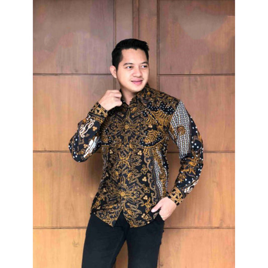 Harsha Men's Full Lining Cotton Batik Shirt Premium Quality and Style