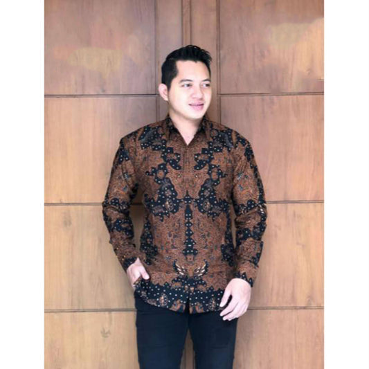 Mahesa Men's Premium Batik Shirt With Layered Lining High Quality Cotton Fabric