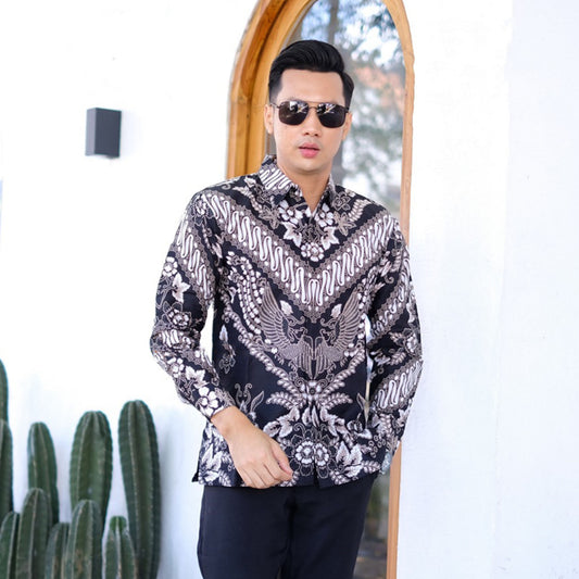 Luhung Premium Batik Shirt With Full Lining High Quality Cotton Fabric