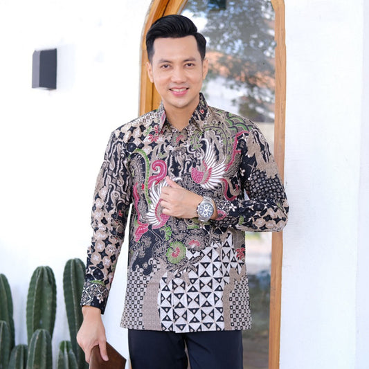 Dewanta Premium Men's Batik Shirt Full Lining With High Quality Cotton Fabric