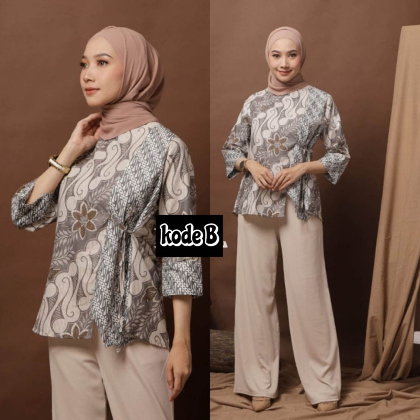 Elegant Combination: Women's Batik Blouse for Casual Style in the Office, Women Blouse, Batik Blouse, Blouse For Women, Ethnic Dress